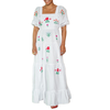 Vintage Smocked Maxi Dress