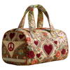 Peace Quilted Duffle Bag