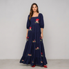 Vintage Smocked Maxi Dress