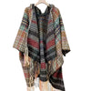 Plaid Shawl Coat