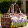Peace Quilted Duffle Bag