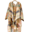 Plaid Shawl Coat